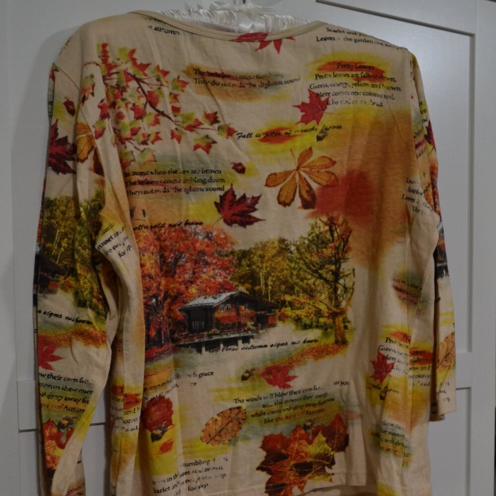 Womens Fall blouse - Picture 3 of 11